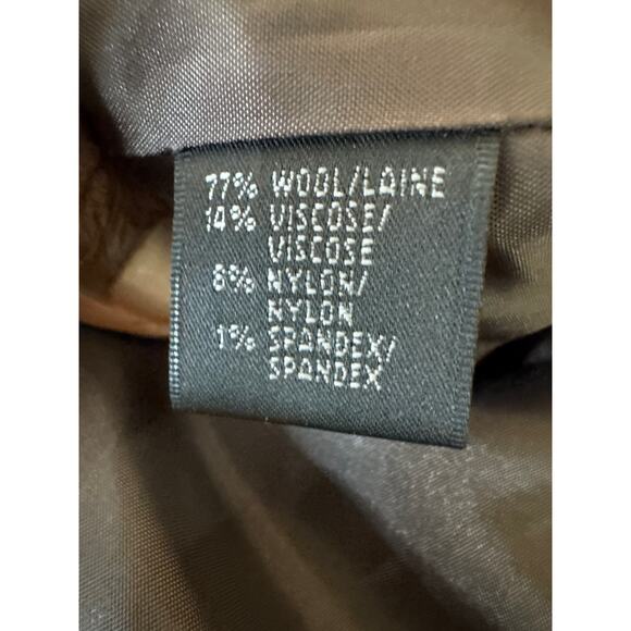 Lafayette 148 New York Wool Blend Tweed Zip Front Jacket Size 6 Luxury Outerwear - Picture 11 of 12